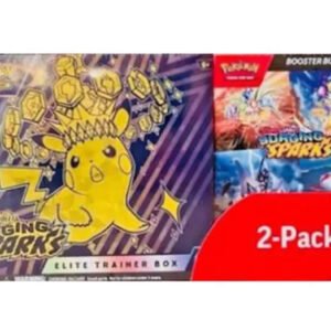 Buy pokemon scarlet & violet surging sparks booster pack with 10 cards. Pull powerful Pokémon ex, rare cards, and electrifying artwork.